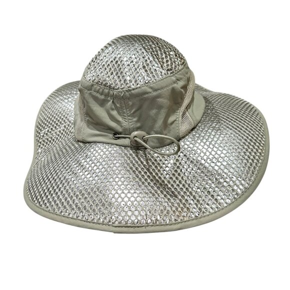 Arctic Silver Reflective Cooling Fishing Hat UV Protection Unisex Adjustable OS - Picture 6 of 8